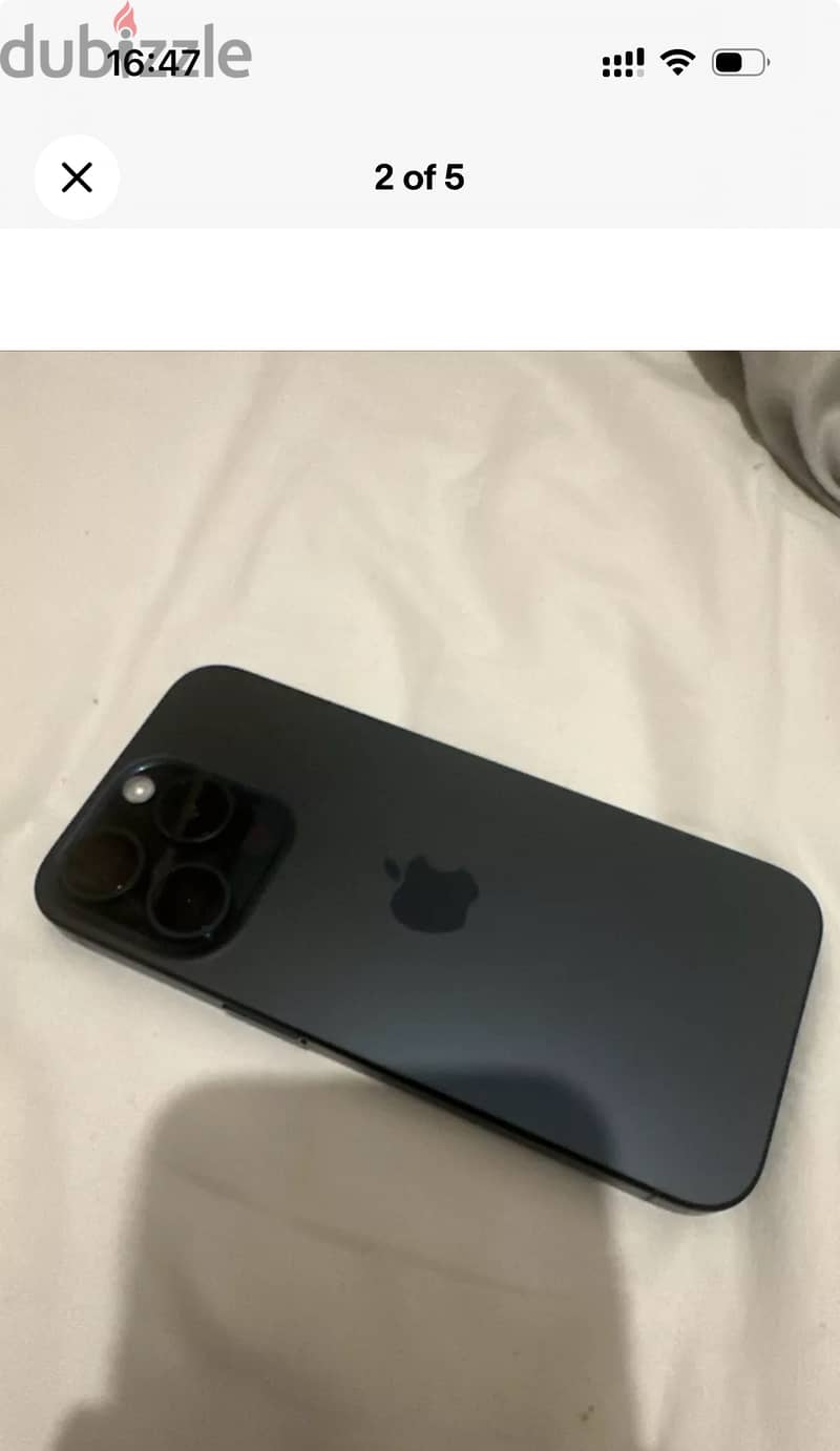 Apple iphone 15 pro 1TB - Titanium black 1