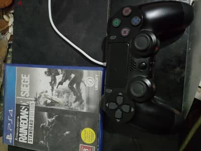 PlayStation 4 fat 1-terra 1 controller and rainbow sic siege