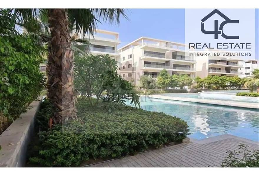 Apartment 131 m semi finished in prime location for sale with down payment and instalment in lake view  residence 2 compound new cairo delivery 2026 0