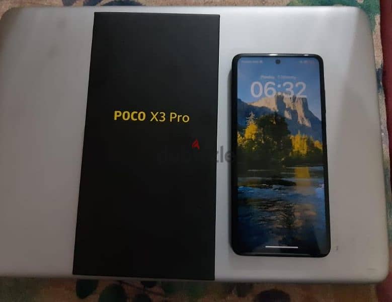 poco x3 pro 256 ram 8+3 ( كسر زيرو) للبدل 0