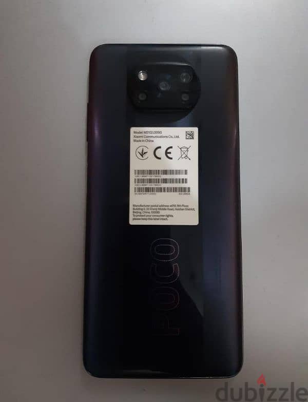 poco x3 pro 256 ram 8+3 ( كسر زيرو) للبدل 1