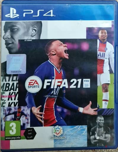 EA Fifa 2021 PS4 Used نسخه عربي وانجليزي