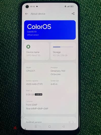 oppo reno 7 5G like new