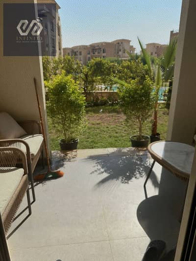 A fully finished apartment in Stone Compound, ready to move for immediate delivery in 5th settlement New Cairo.