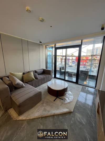 Hotel apartment for sale in Marriot Residence with the highest annual return in dollars, fully finished with furniture and air conditioners, with hote