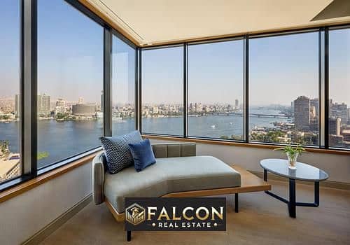 For Sale With Full Nile View Hotel Apartment 230m Luxury Finishing In Reve Du Nile Maadi 0