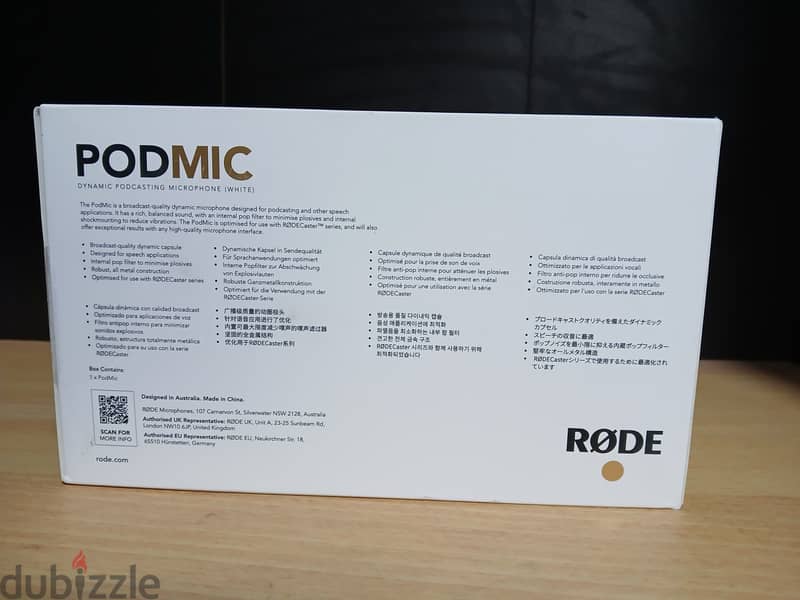 Rode podmic xlr (White) 2