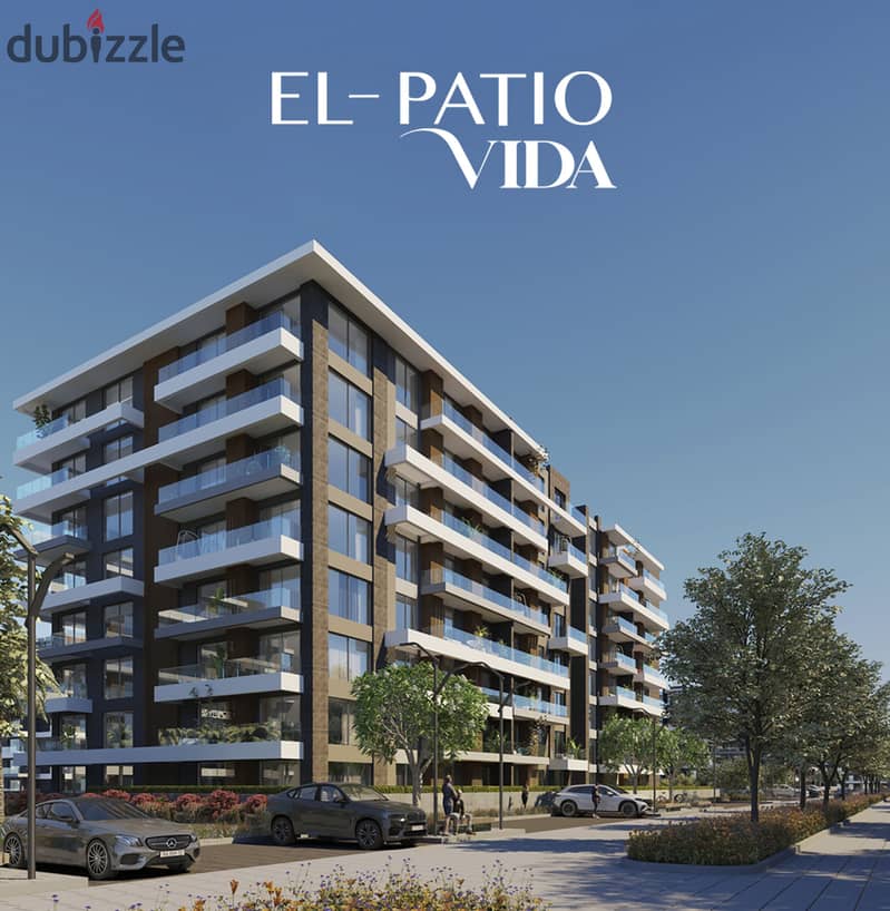 2-bedroom apartment for sale in El Patio Vida, 6th Settlement, near Hyde Park, with only 5% down payment 0