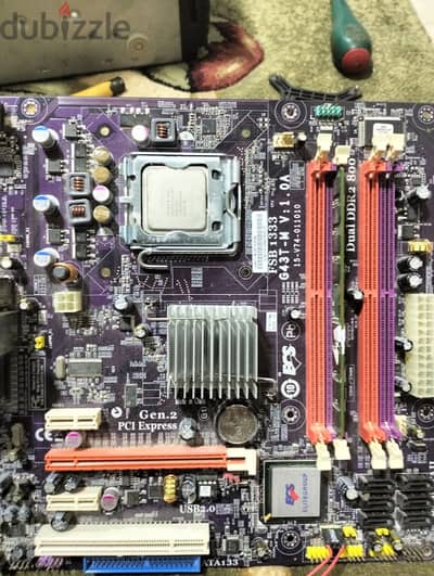 Intel processor and Motherboard and Ram