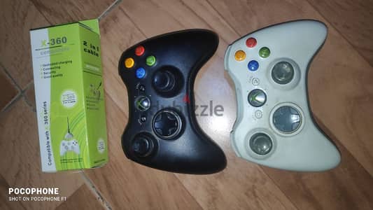 2 wireless x360 Controllers