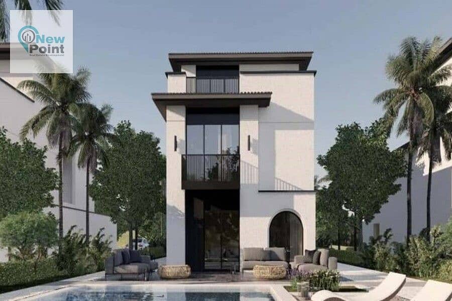 With only 5%, own a 145 m garden villa with Al Ahly Sabbour, in installments over 13 years, in the heart of Mostakbal City. 0