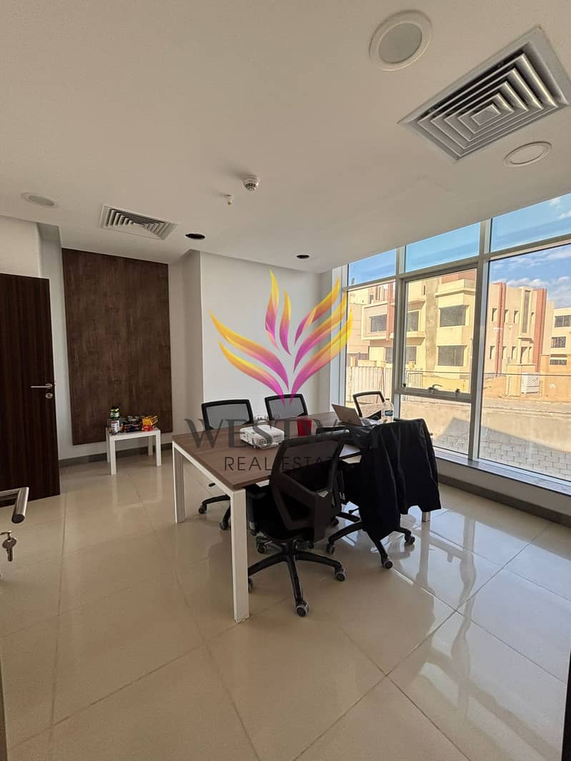 مكتب للايجار في تريفيوم الشيخ زايد office for rent in trivium business complex el sheikh zayed 0