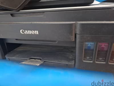 طابعة/سكانر canon g3411 لم يتم تغيير الأحبار غير مرة واحدة فقط