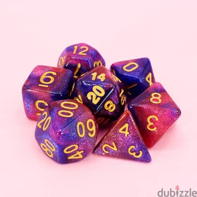 dungeons and dragons dice set 7 piece ) set