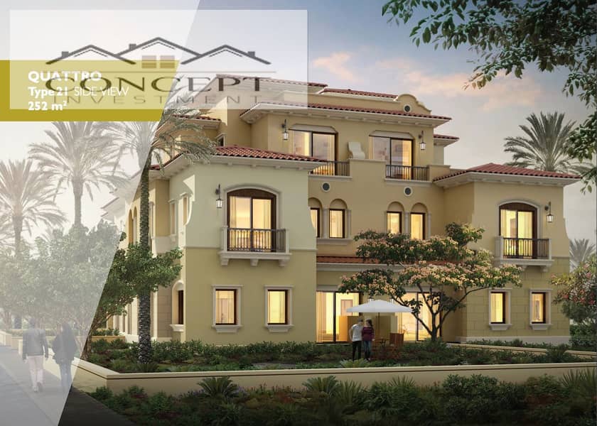 Quatro Villa For Sale Delivery 2025 In City Gate Compound - New Cairo 0