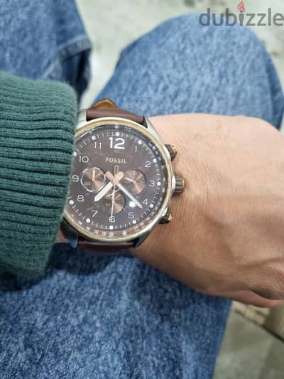 Fossil Watch model CH2727 Flight Chronograph Brown