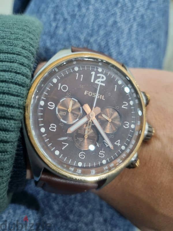 Fossil Watch model CH2727 Flight Chronograph Brown 4