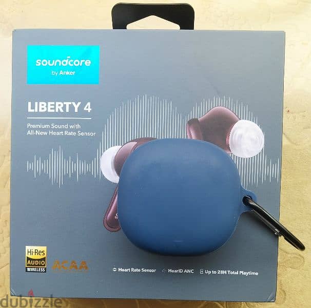 سماعة Soundcore Liberty 4 لون مميز كسر زيرو بكامل مشتملاتها 7