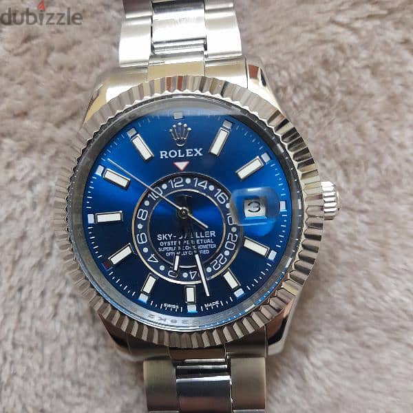 Rolex sky dweller bleu replica 1