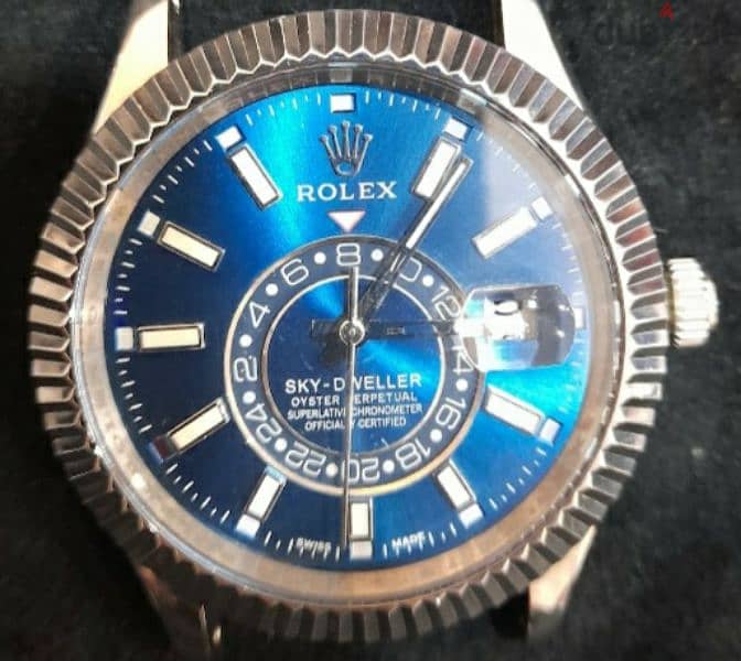 Rolex sky dweller bleu replica whatsapp 01118659401 0