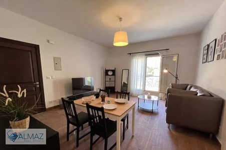 Furnished studio for rent with kitchen and air conditioners in Hyde Park in Fifth Settlement