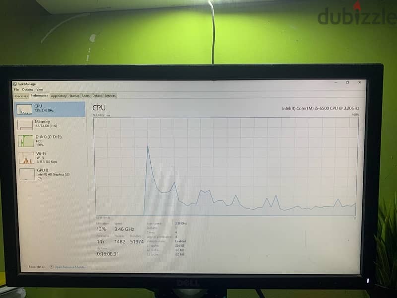 Dell computer كمبيوتر ديل و معاه شاشة 1