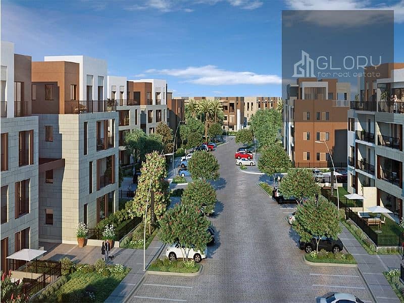 Apartment semi finished 171m for sale in compound district 5 new cairo by marakez ready to move with installments 0