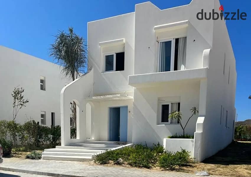 Finished villa for sale in View Lagoon, North Coast, Ras El Hekma, with installments over 10 years 0