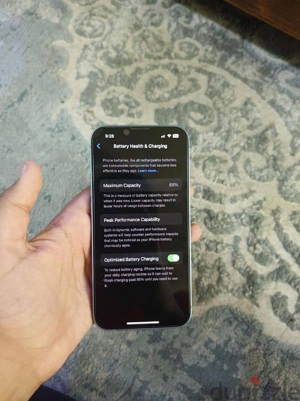 ايفون 14 للبيع بطاريه 88% مساحه 128gb 5
