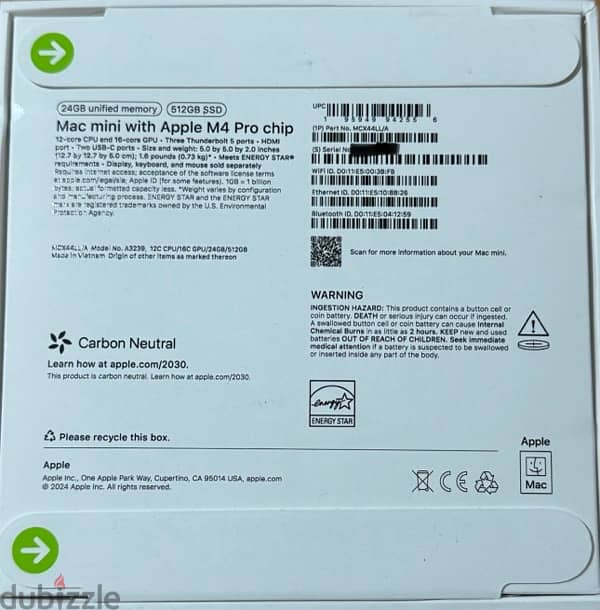 New Mac mini M4 Pro Sealed 0