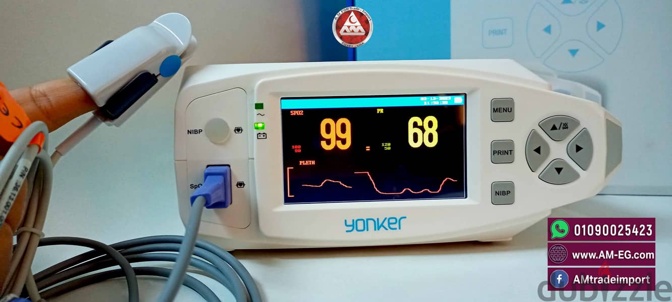 بلص ديسكتوب يونكر لقياس الأكسجين والنبض Yonker desktop pulse oximeter 1