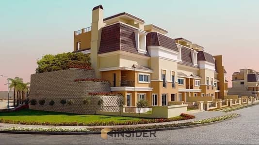 Villa open view , Ready to move for sale in Sarai - New cairo fifth settlement