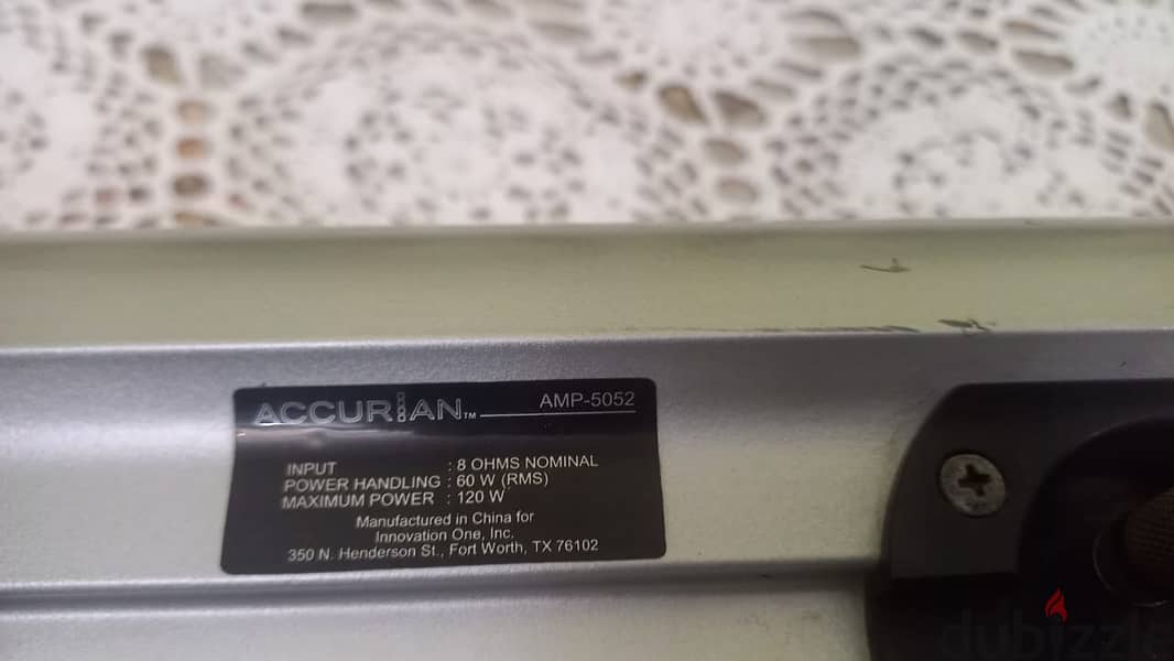 Accurian AMP-5052 Speaker 4