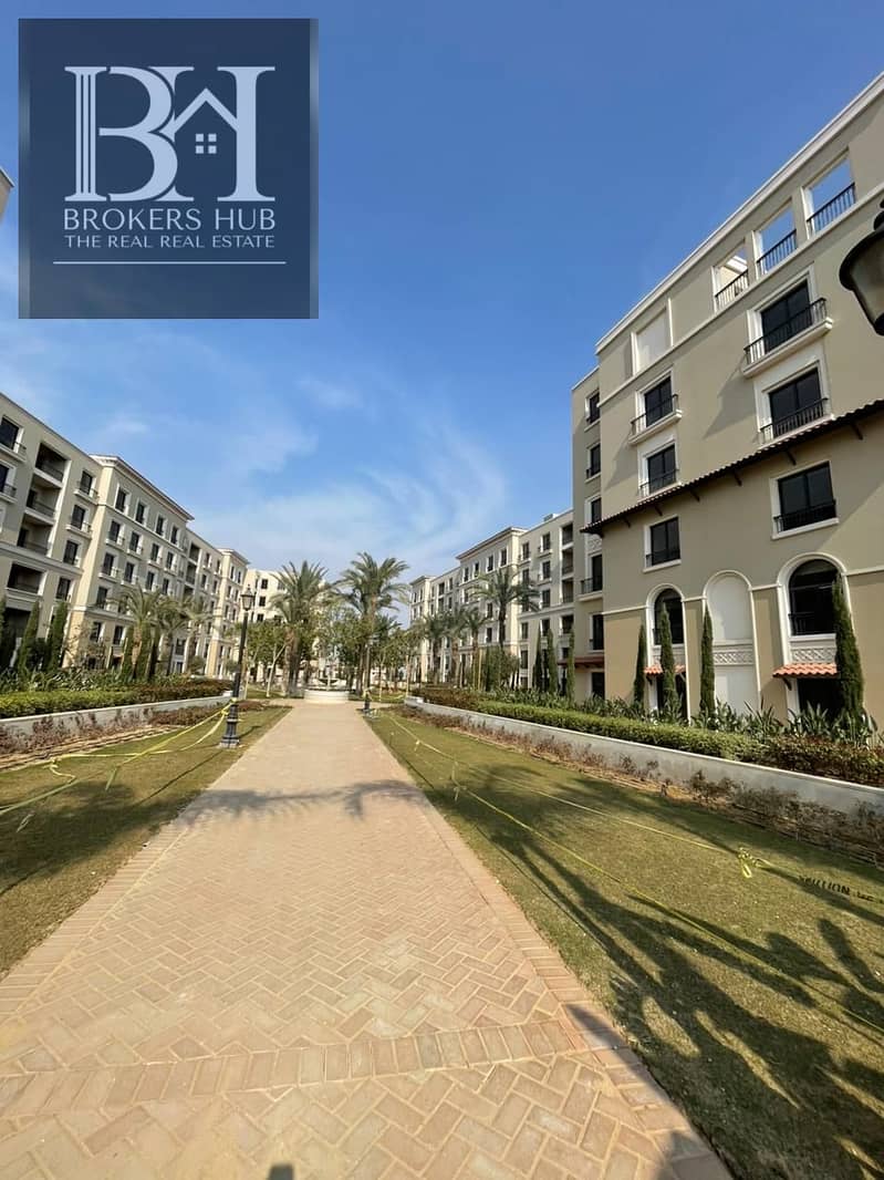 Delivery next month Fully finished apartment with Acs Village west el sheikh zayed 0