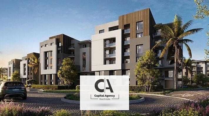 With a 5% down payment, I own a distinctive apartment in View Lagoon in the heart of New Cairo  next to the American University Acasa Mia Compound 0