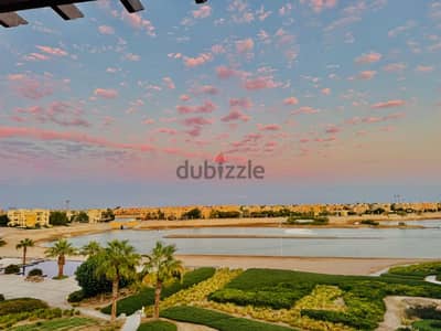 شاليه للايجار غرفتين في ووتر سايد الجونه for rent 2 Br in gouna