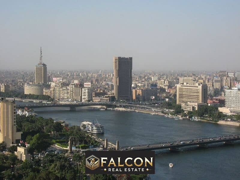 Hotel Apartment 430m Panoramic Nile View Fully Finished Smart Home In Nile Pearl Tower - Hilton Towers Branded By Hilton 0