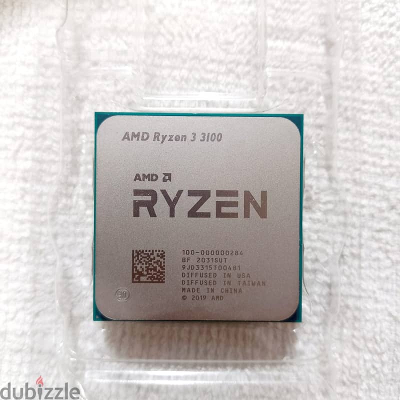 تجميعة Ryzen 3 3100 وكيسة RGB وبوردة B450 و M. 2 ورام 8 جيجا وباور450 10