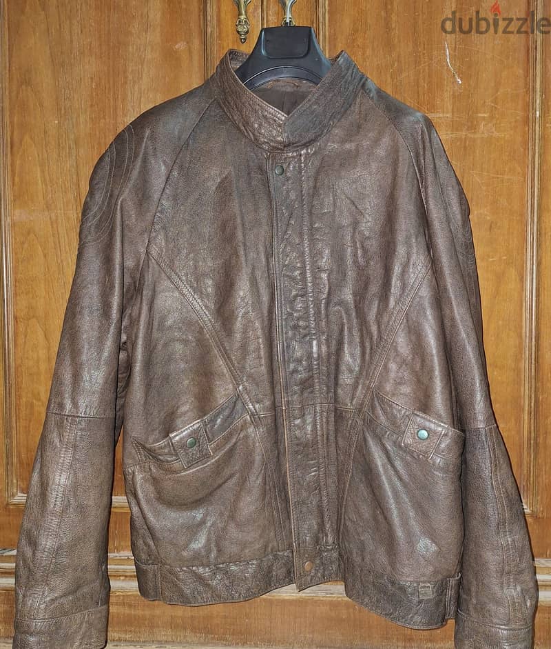 Max Moser vintage genuine leather jacket 1