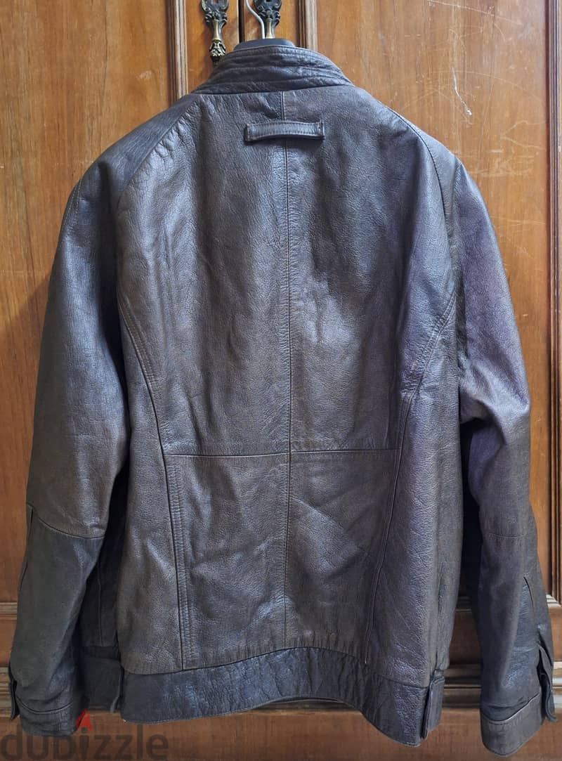 Max Moser vintage genuine leather jacket 2