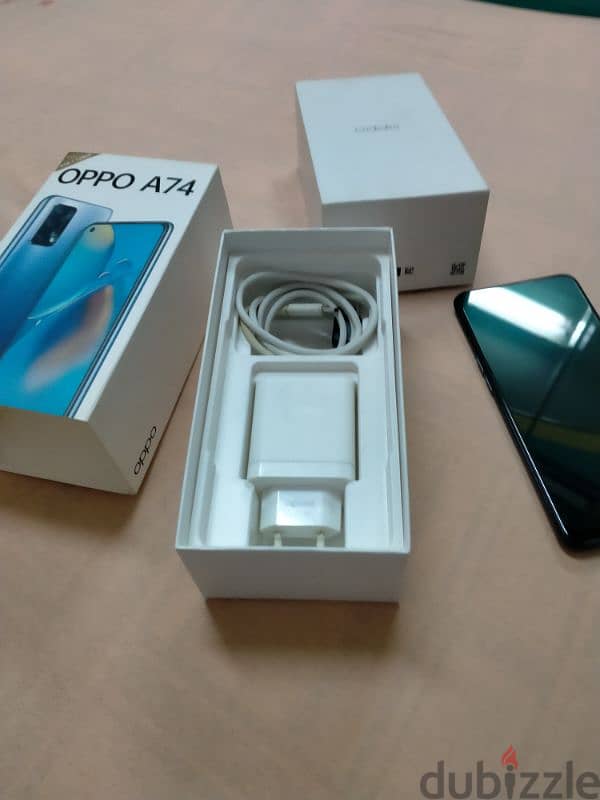 oppo a74 128/6+4 كسر زيرو معا كل حجتة الأصلية 1