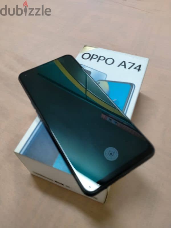 oppo a74 128/6+4 كسر زيرو معا كل حجتة الأصلية 6