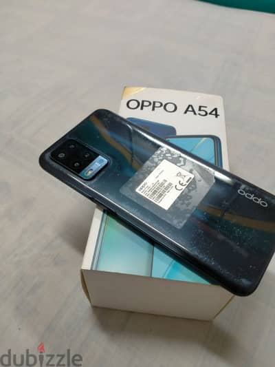 oppo a54 128/4+3 بلزقة الضهر استعمال خفيف جدا