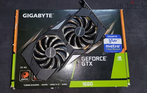 GTX 1660 6GB Gigabyte oc