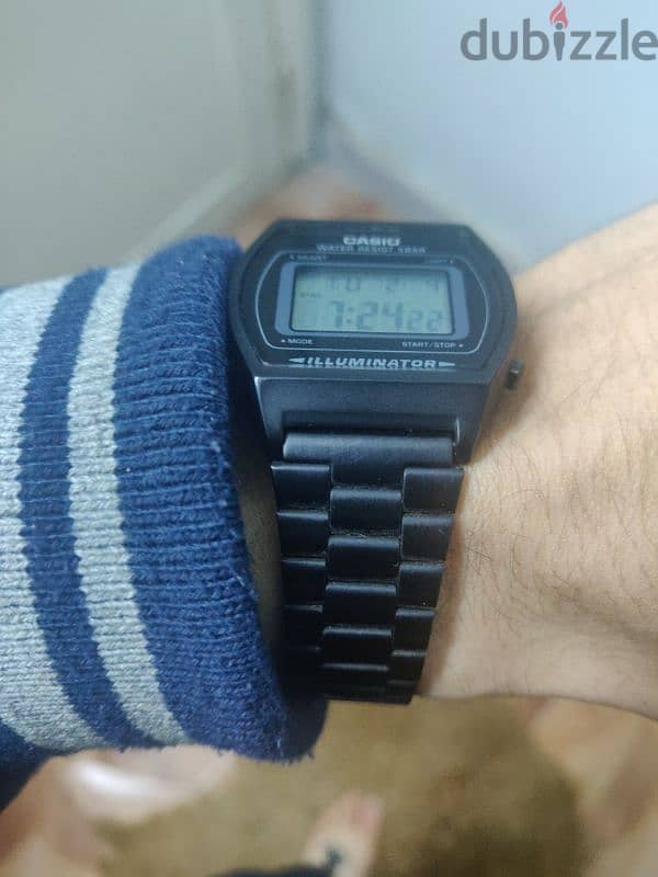 Casio B640W Watch - Black 2