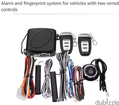 alarm & fingerprint key system