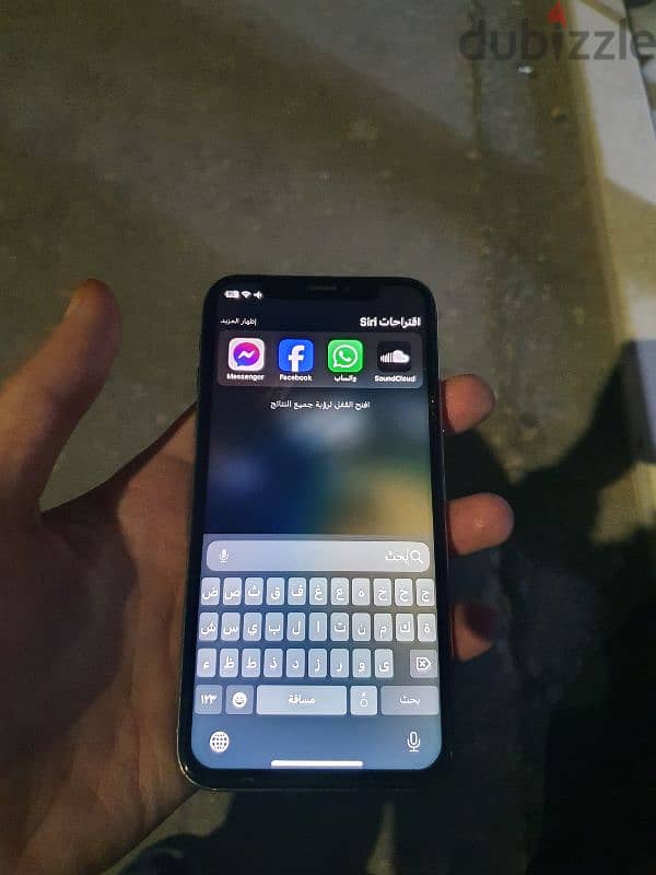 iphone  x  حالته كويسه جدا 1