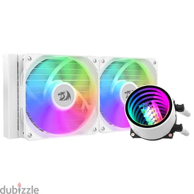 Redragon Liquid Cooler CCW-3011 ARGB 240mm - White Cooler AM4 AM5