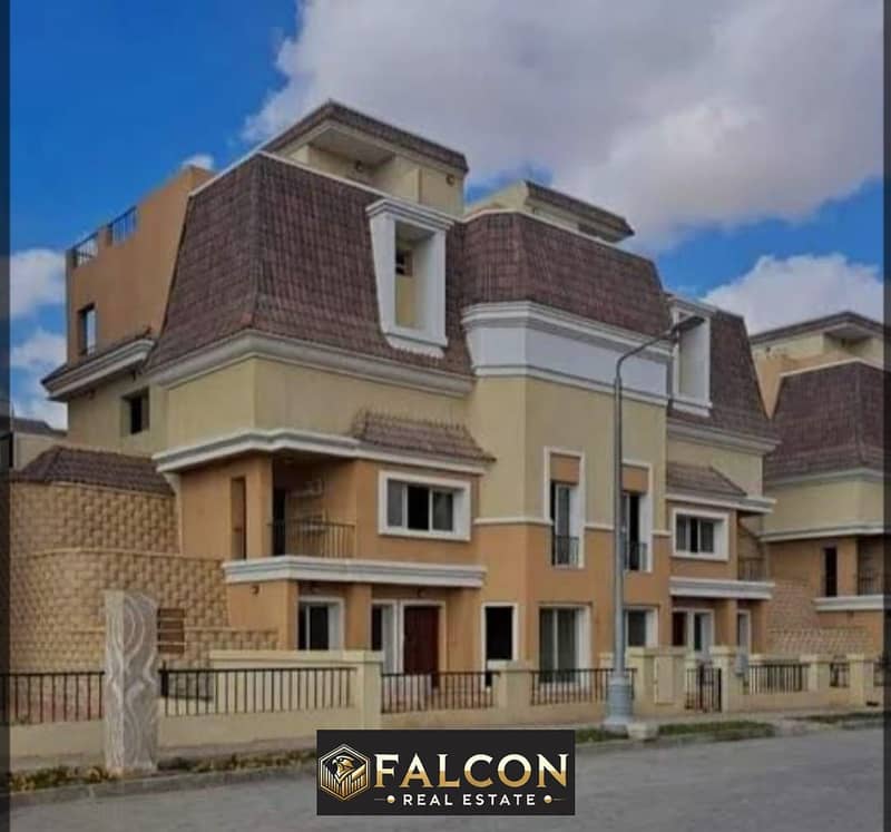 S villa for sale with a 10% down payment in The Butterfly Mostakbal City in an imaginative location near Cairo Airport and near the American Universit 0