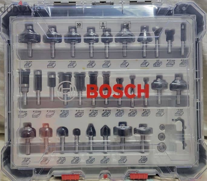 Bosch Router Bits طقم بنط راوتر بوش 0